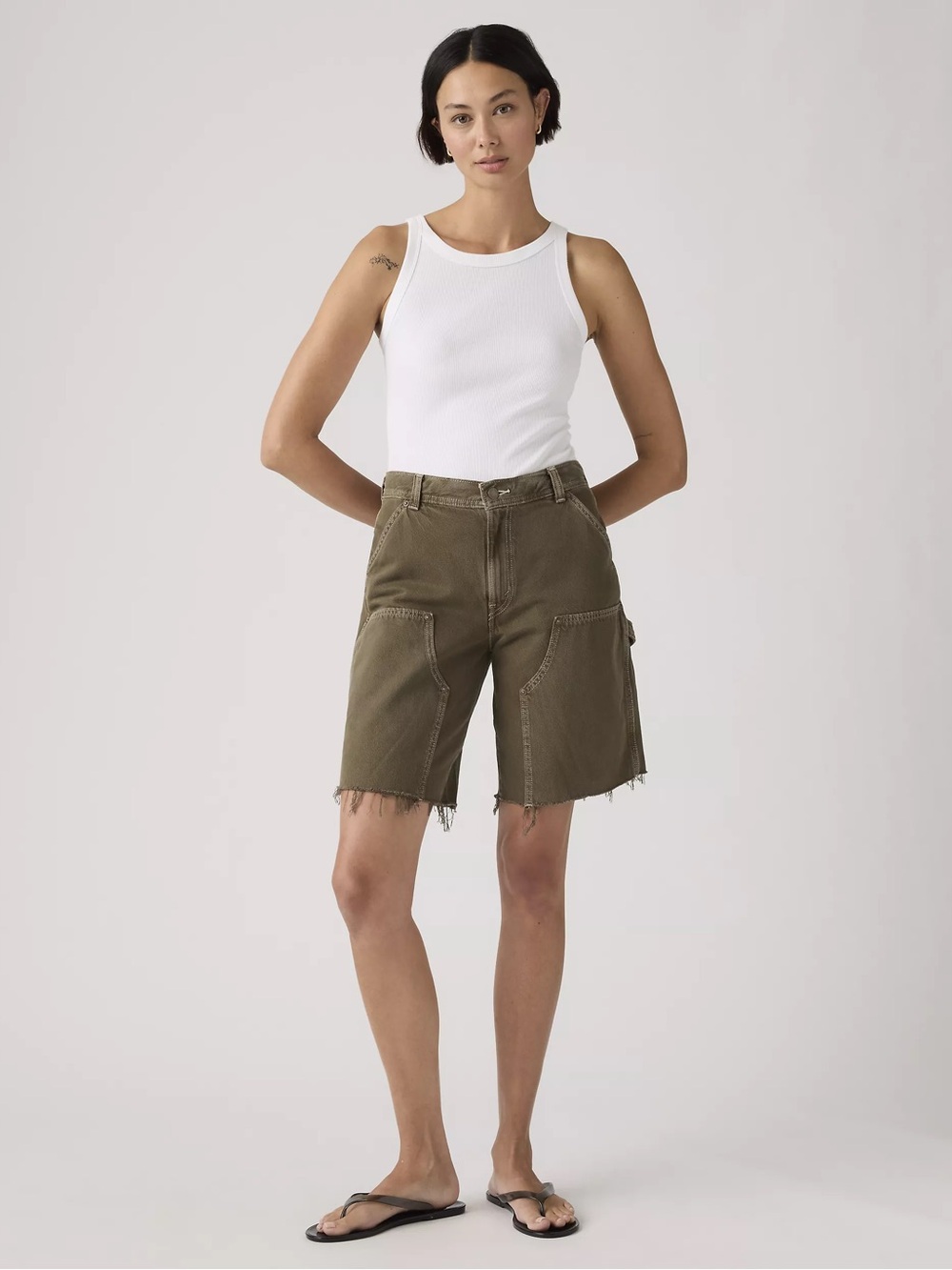 Levi’s Baggy Dad Utility Women's Shorts - Picture 3 of 3